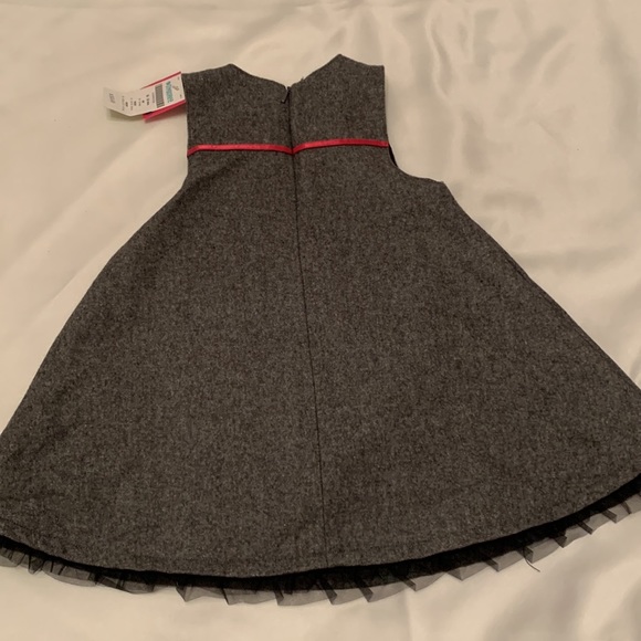 GYMBOREE 2 piece Outfit, size 18-24 Month, gray and pink with black lini… - Picture 10 of 16